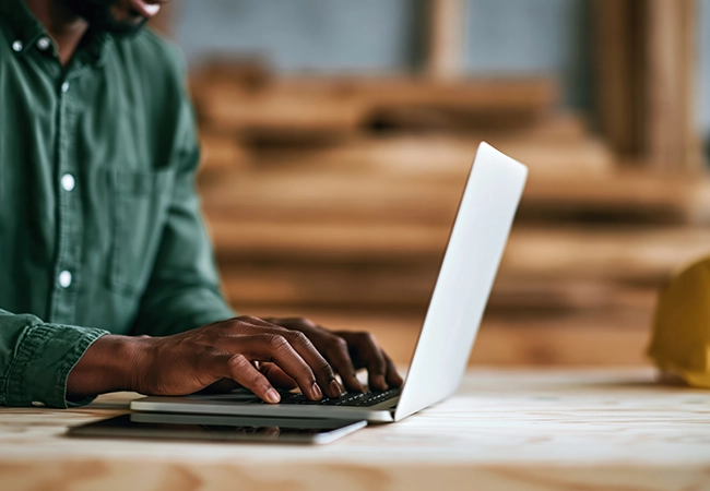 man on laptop