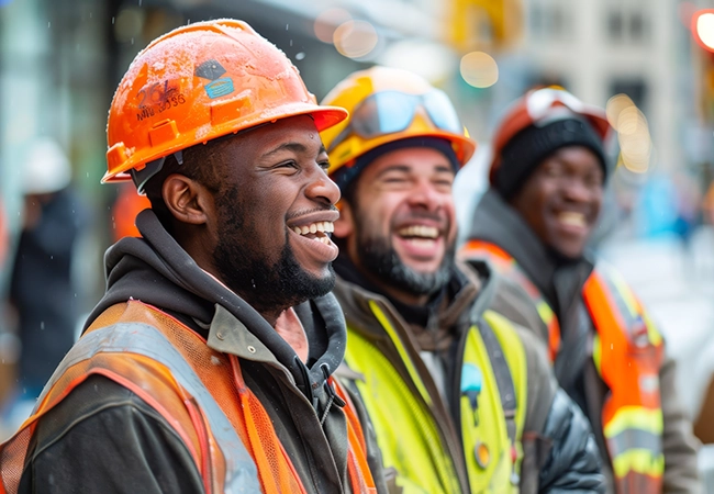 group of union workers